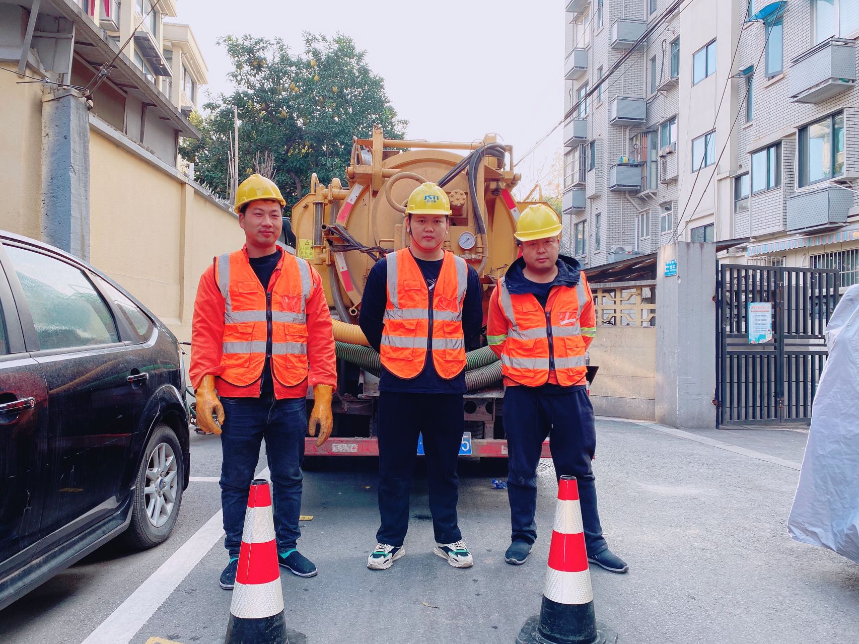 尧化村南京某小区管道清淤检测施工